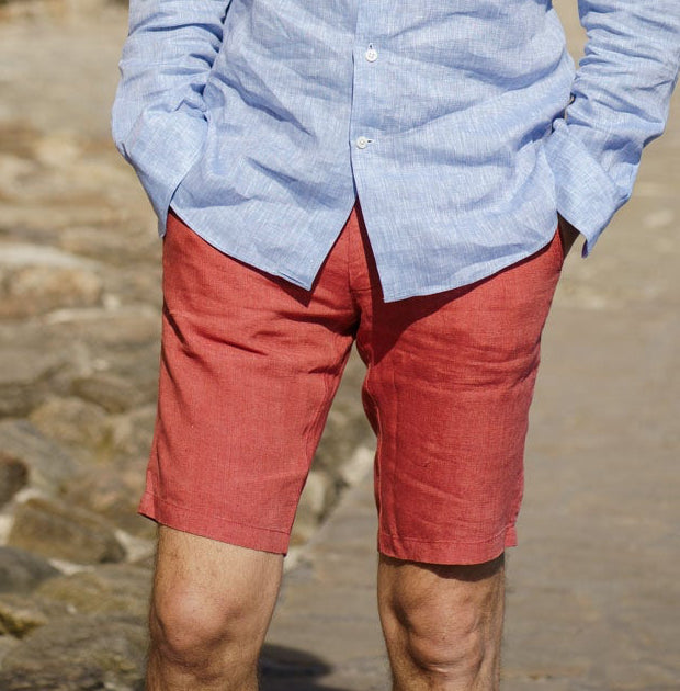 SAINT TROPEZ Linen Bermuda