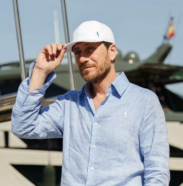 Cappellino da golf in lino PORTOFINO 