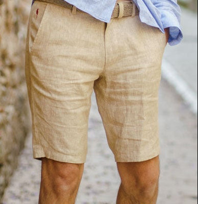 SAINT TROPEZ Linen Bermuda