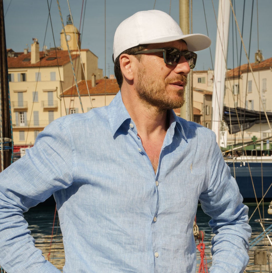 Cappellino da golf in lino PORTOFINO 
