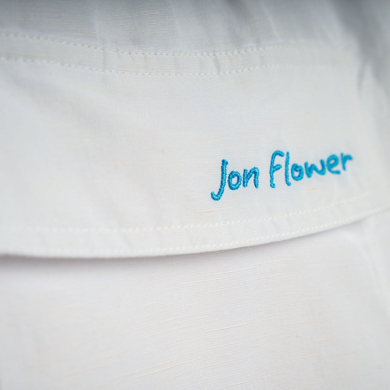SAINT TROPEZ Linen Swim Shorts