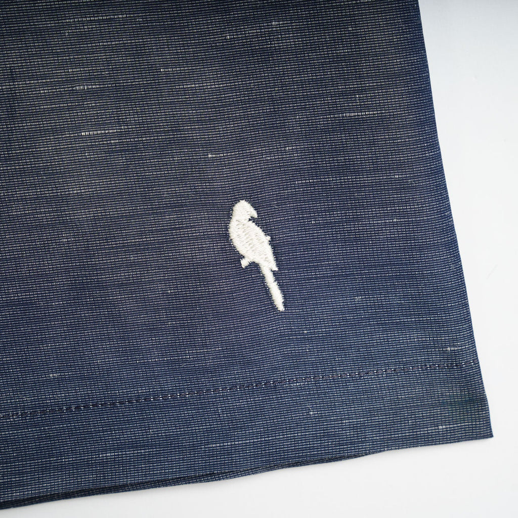 SAINT TROPEZ Linen Swim Shorts